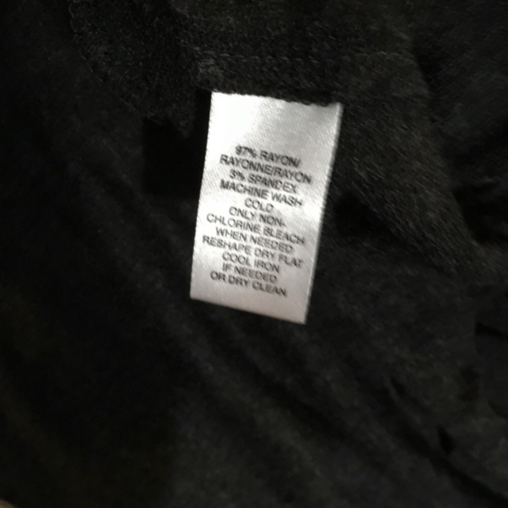 Lou & Grey Charcoal Gray Off the Shoulder Top S - Picture 5 of 7